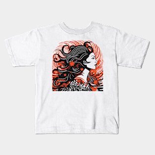 Retro Mermaid Kids T-Shirt